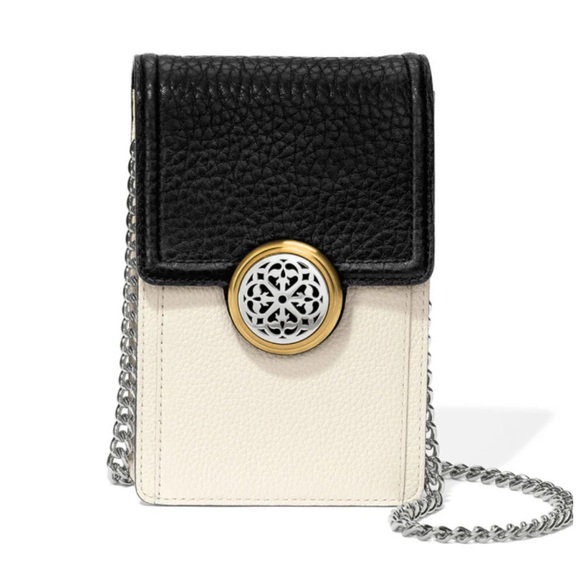 Brighton Handbags - Brighton Black and Cream Mini Bag